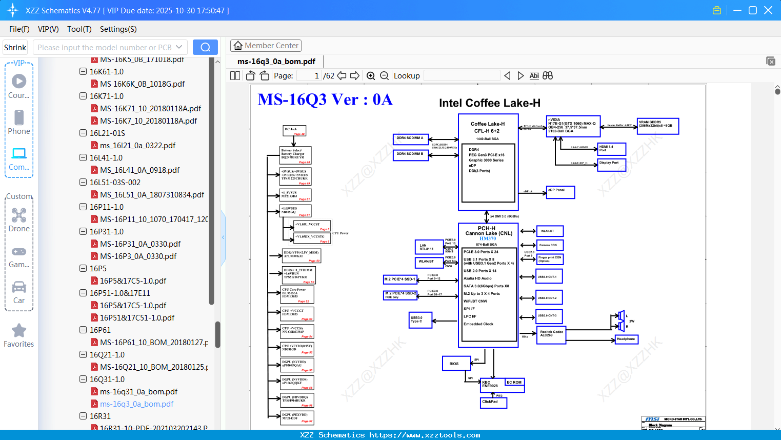 Laptop MSI Ms-16q3_0a_bom